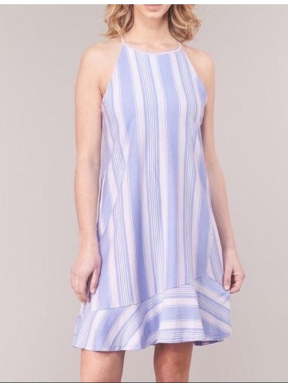Patagonia Women's Alpine Valley Striped Dress organic Cotton Med